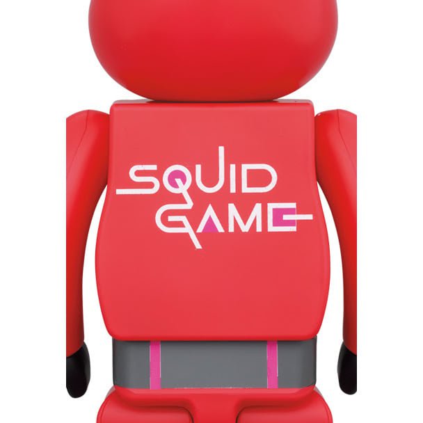 400% & 100% Bearbrick set - Squid Game (Triangle Guard)