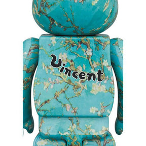 400% & 100% Bearbrick set - Vincent van Gogh (Almond Blossoms)