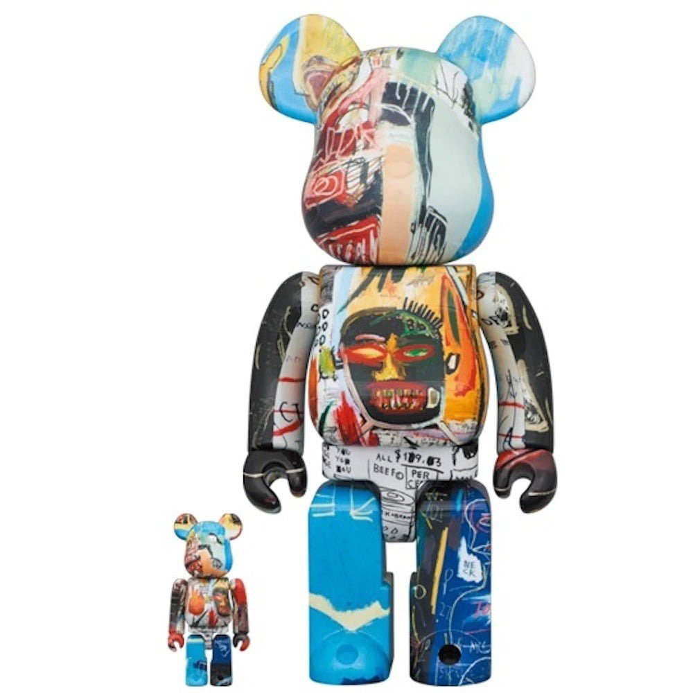 400% & 100% Bearbrick Set - Jean-Michel Basquiat (Special Edition BWWT 3)