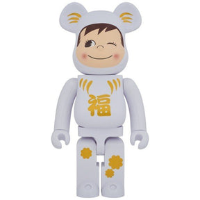 1000% Bearbrick - Daruma X Poko -Chan (White // Harmony)