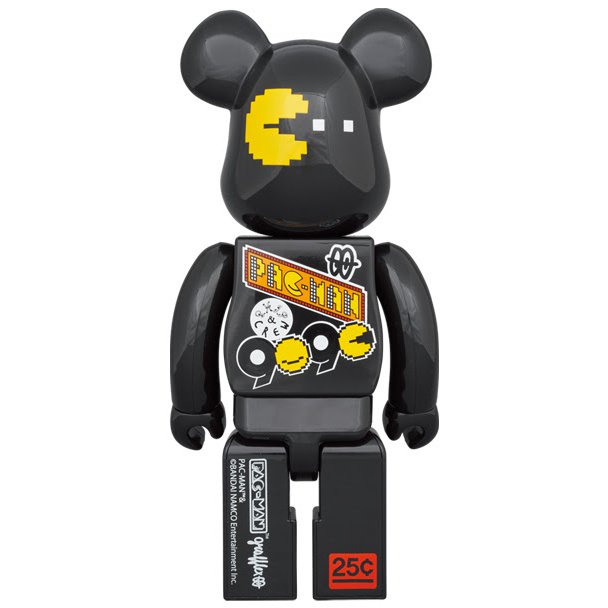 1000% Bearbrick - Pac Man X Grafflex (9090 x S.H.I.P & Crew)