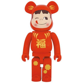 1000% Bearbrick - Daruma X Peko -Chan (Red // Luck)