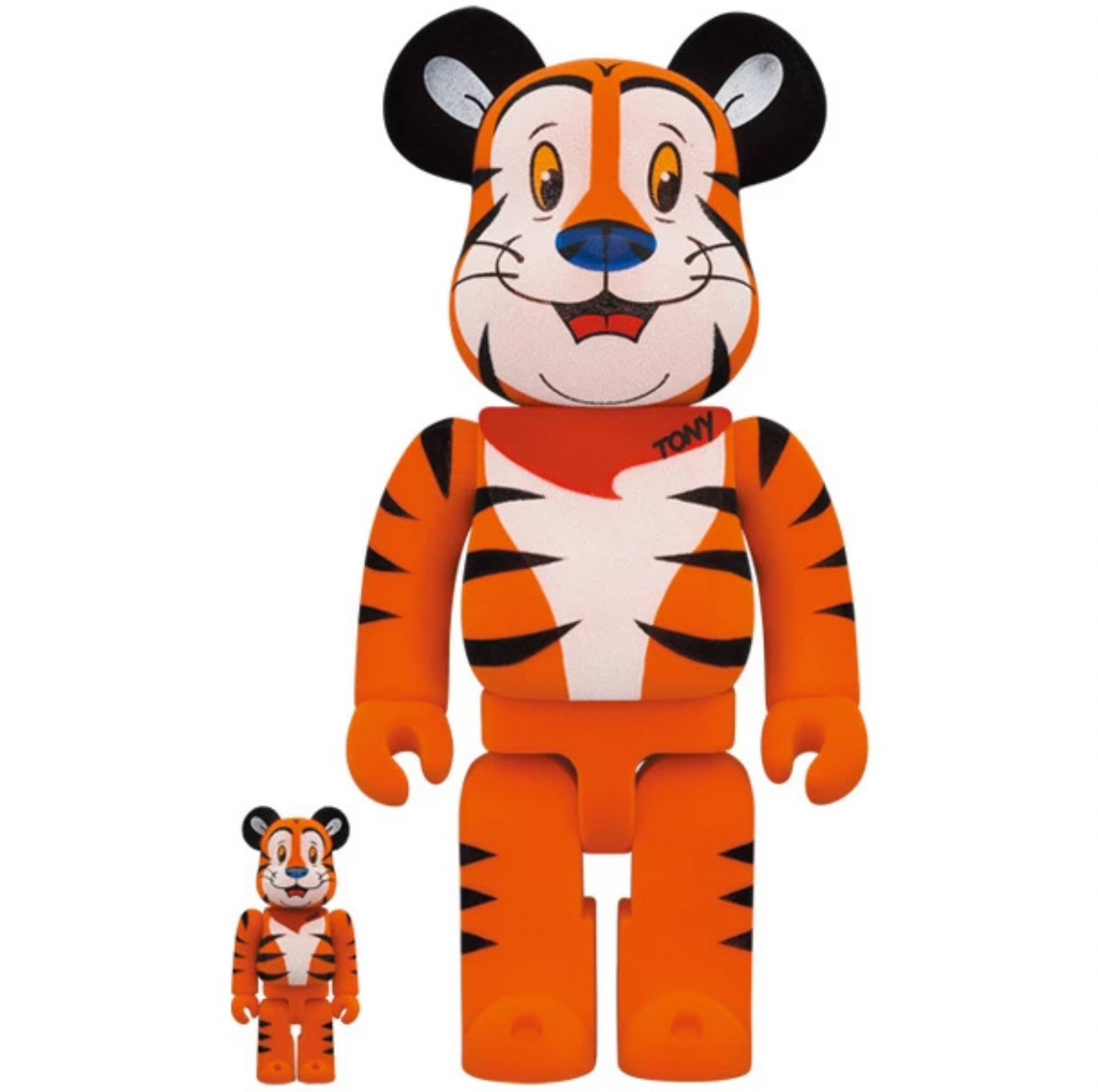 400% & 100% Bearbrick Set - Tony The Tiger Vintage (Kelloggs)