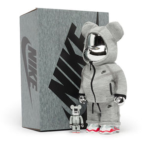 400% & 100% Bearbrick set - Nike Tech Fleece N98