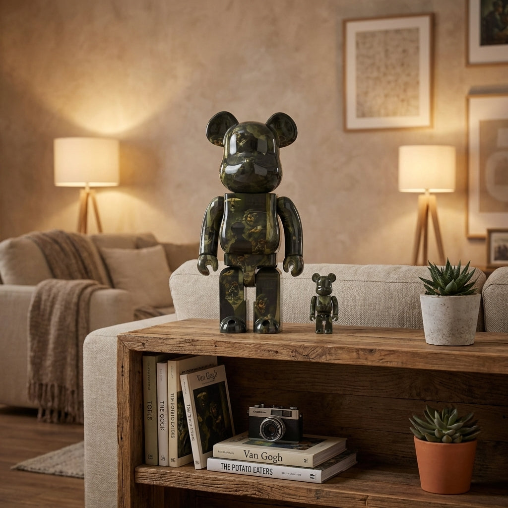 The 100% & 400% Bearbrick Sæt – Van Gogh: The Potato Eaters