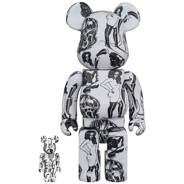 400% & 100% Bearbrick set - Planet (Saiko Otake)