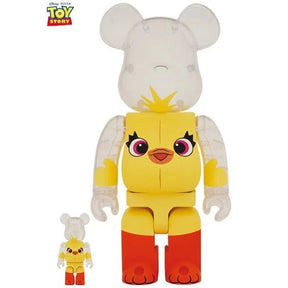 400% & 100% Bearbrick sæt - Ducky (Toy Story 4)-Medicom Toy-Bearbrick