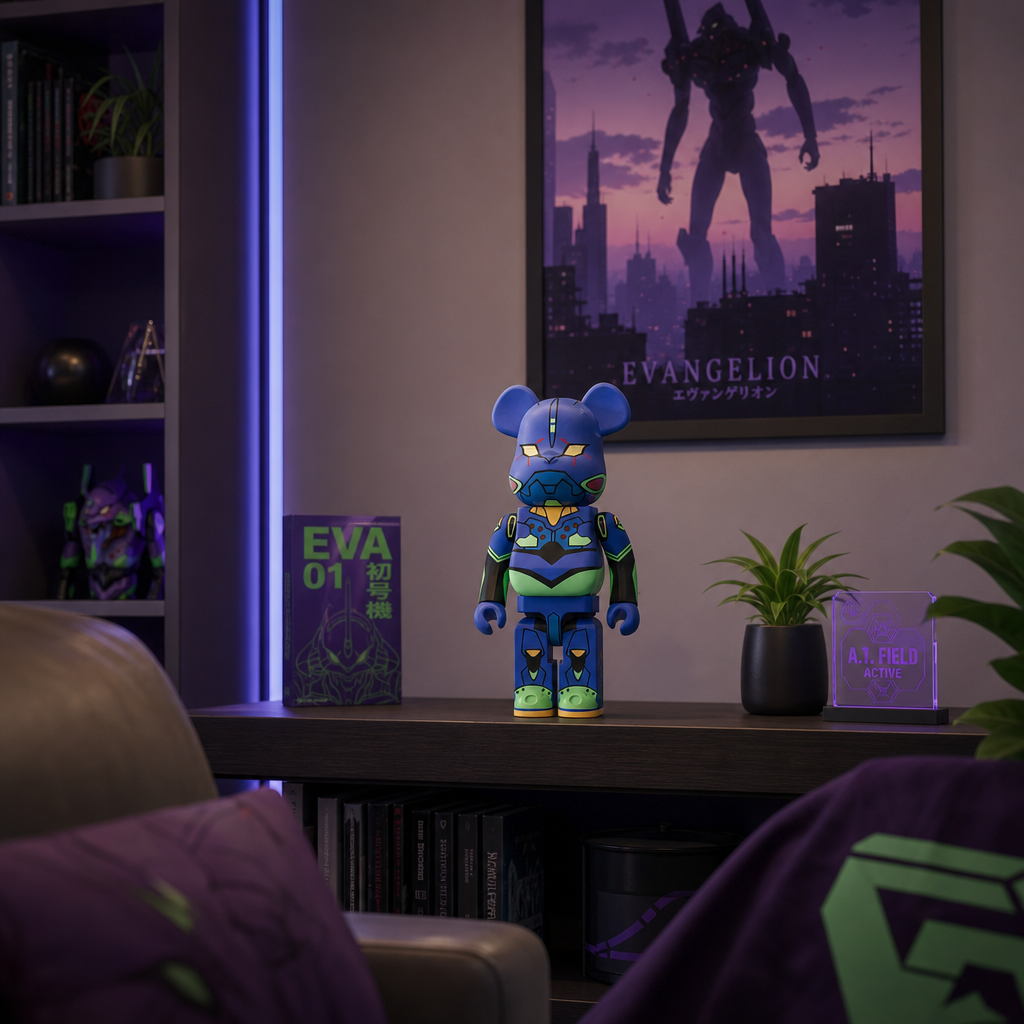 1000% Bearbrick - Evangelion (EVA Unit 01 - New Paint)