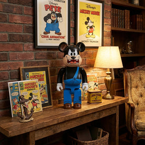 400% Bearbrick - Peg-Leg Pete (Walt Disney)-Medicom Toy-Bearbrick