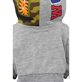 400% & 100% Bearbrick 3 pcs sæt - BAPE(R) LEGACY CAMO SHARK (Grey ver.)