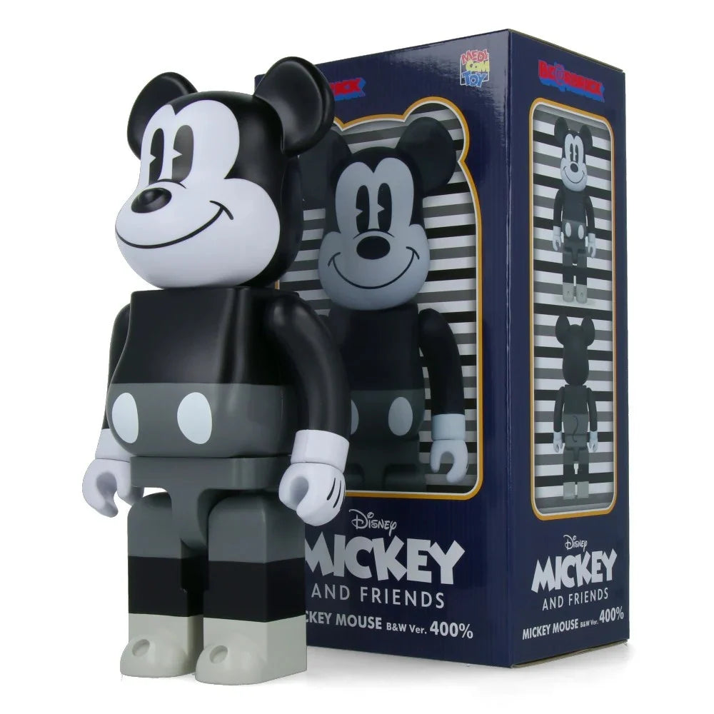 400% Bearbrick - Mickey Mouse (Black & White) 400% Bearbrick - Mickey Mouse (Black & White)