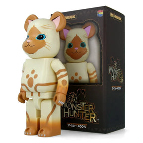 Bearbrick 400% - Airou (Monster Hunter)-Medicom Toy-Bearbrick