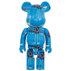 1000% Bearbrick - Jean -Michel Basquiat V9 (Blue Angel)