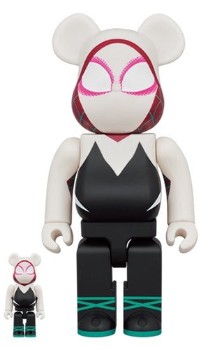 400% & 100% Bearbrick Set - Spider-Gwen (Spider-man: Into the Spider-verse)