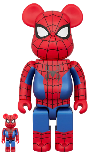 100% & 400% Bearbrick – Spider-Man (FINAL SUIT) 100% & 400% Bearbrick – Spider-Man (FINAL SUIT)