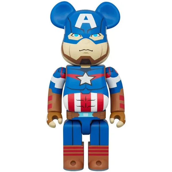 BE@RBRICK CAPTAIN AMERICA 400％ 400% Bearbrick – Captain America