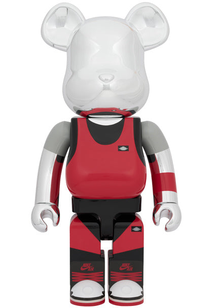 400% Bearbrick Set - CLOT x Nike - Royal University (Blue)