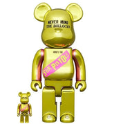 400% + 100% Bearbrick set - Sex Pistols - Never Mind the Bollocks (Chrome Edition)