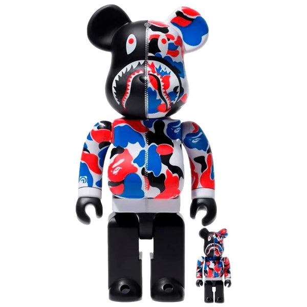 400% & 100% Bearbrick Set – Bape Store London - Shark