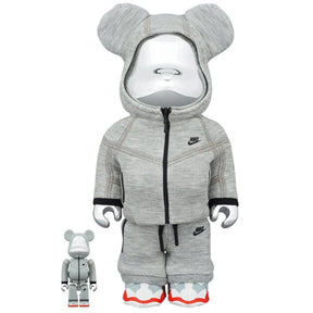 400% & 100% Bearbrick set - Nike Tech Fleece N98