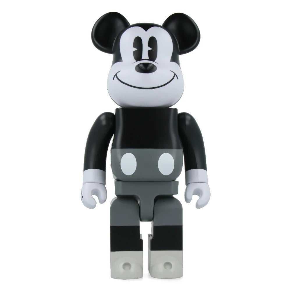 400% Bearbrick -  Mickey Mouse (Black & White)